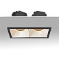 ART-SQ-180x2 LED светильник встраиваемый полуповоротный Downlight   -  Встраиваемые светильники 
